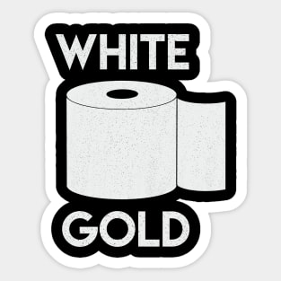 White Gold Sticker